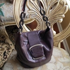 👜Banana Republic bucket style leather bag
